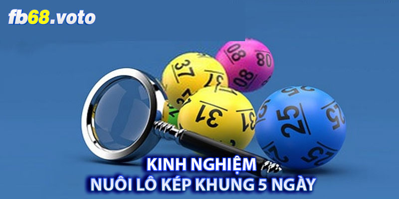 FB68 cung cấp kinh nghiệm khi nuôi lô kép khung 5 ngày